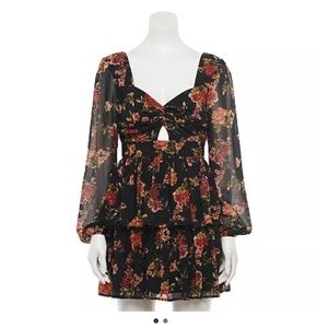 Kacia Dress from Alter'd State.
Medium. Black Floral.